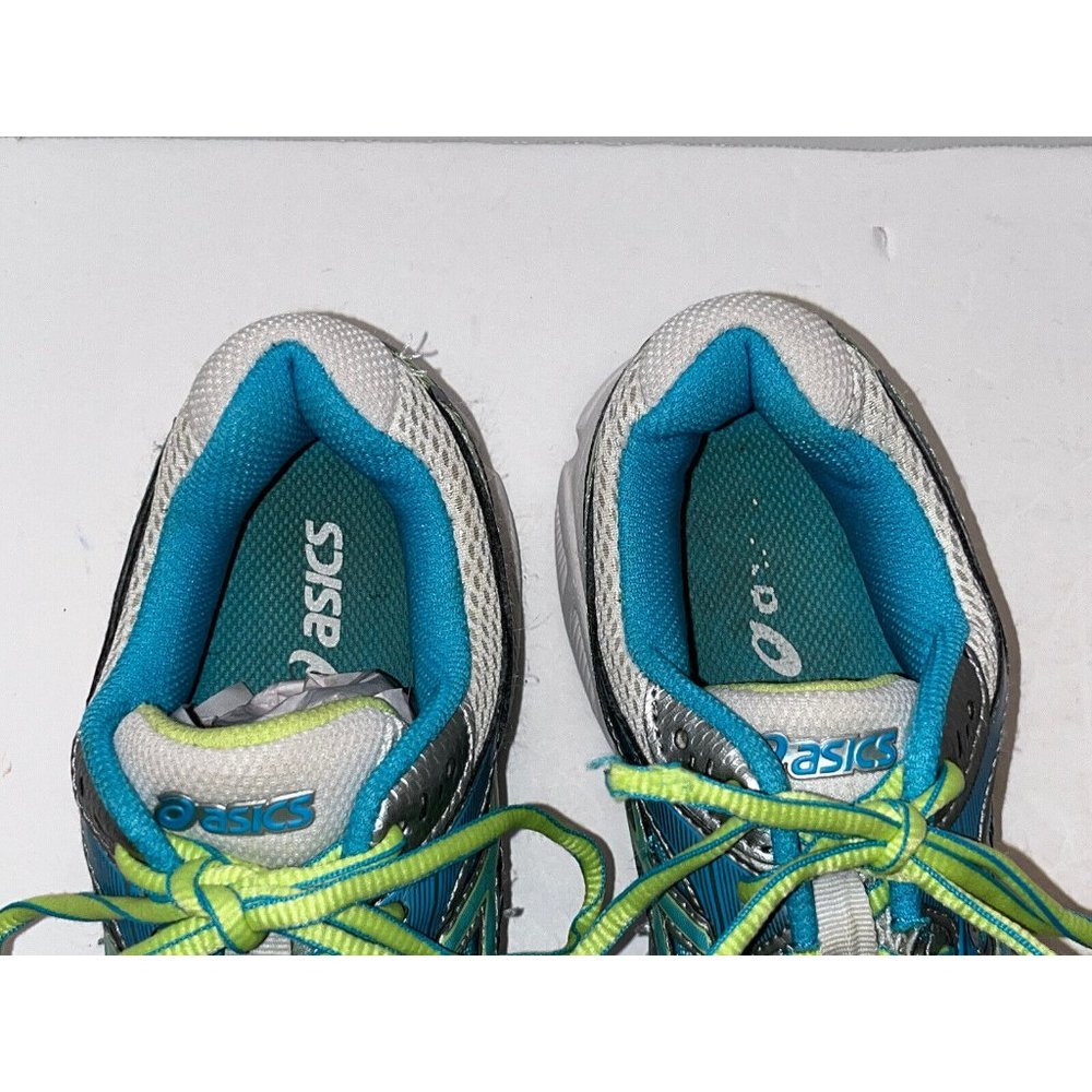 Asics Sneaker Gel Contend 3 Womens 7 Green Silver Running Joggers Shoes - Picture 5 of 11